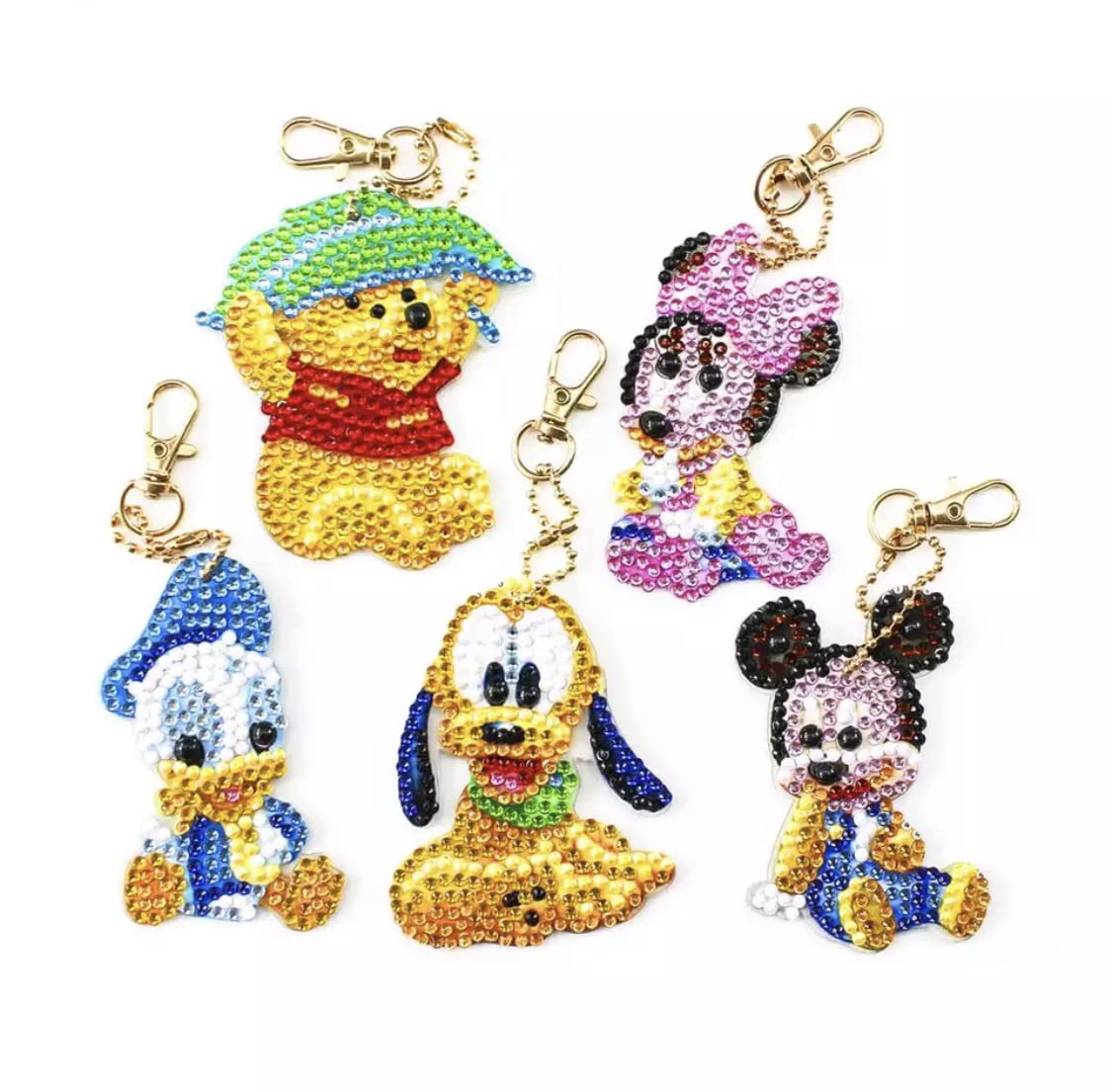 Amazon | AN-diaart ダイヤモンドアート キーホルダー キット 刺しゅう