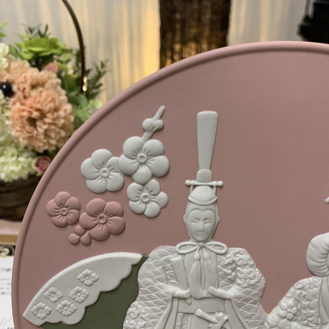 Amazon | 希少 ウェッジウッド ジャスパー 雛ドール ひな祭り プレート