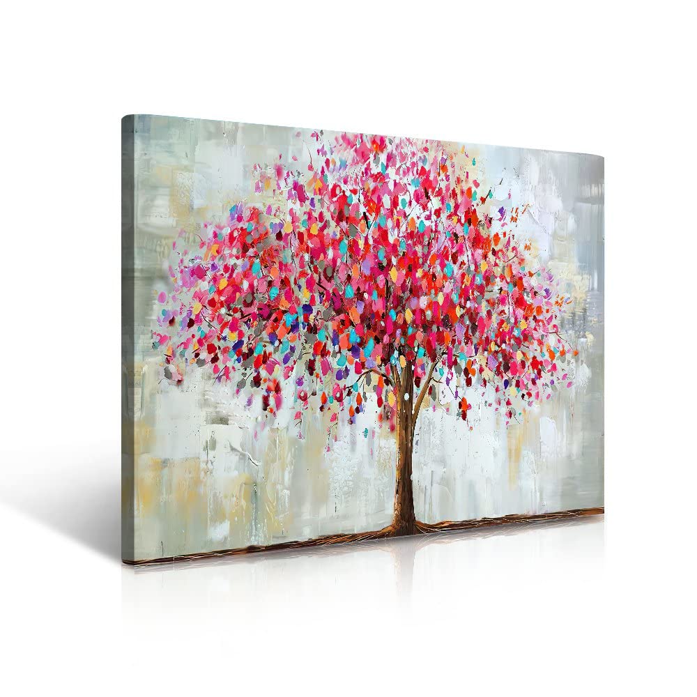 Amazon.co.jp: アートパネル 抽象 樹 油絵 落書き絵画 油彩画 現代