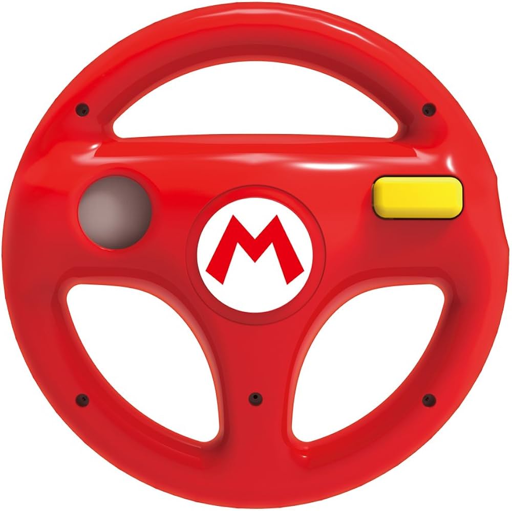 Amazon.co.jp: マリオカート8 ハンドル for Wiiリモコン マリオ : ゲーム