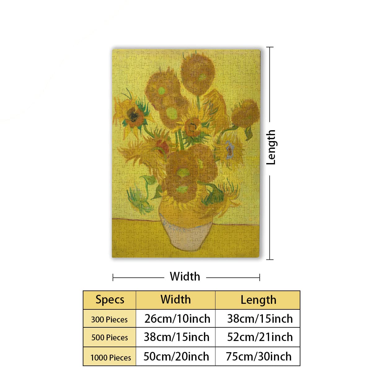 Amazon.co.jp: ゴッホ ひまわり 1000ピース パズル ジグソーパズル