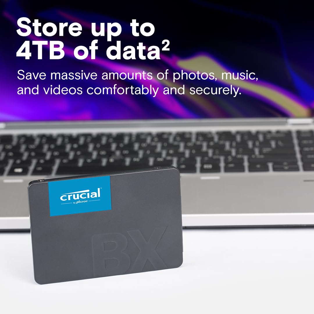 Amazon.com: Crucial BX500 2TB 3D NAND SATA 2.5-Inch Internal SSD