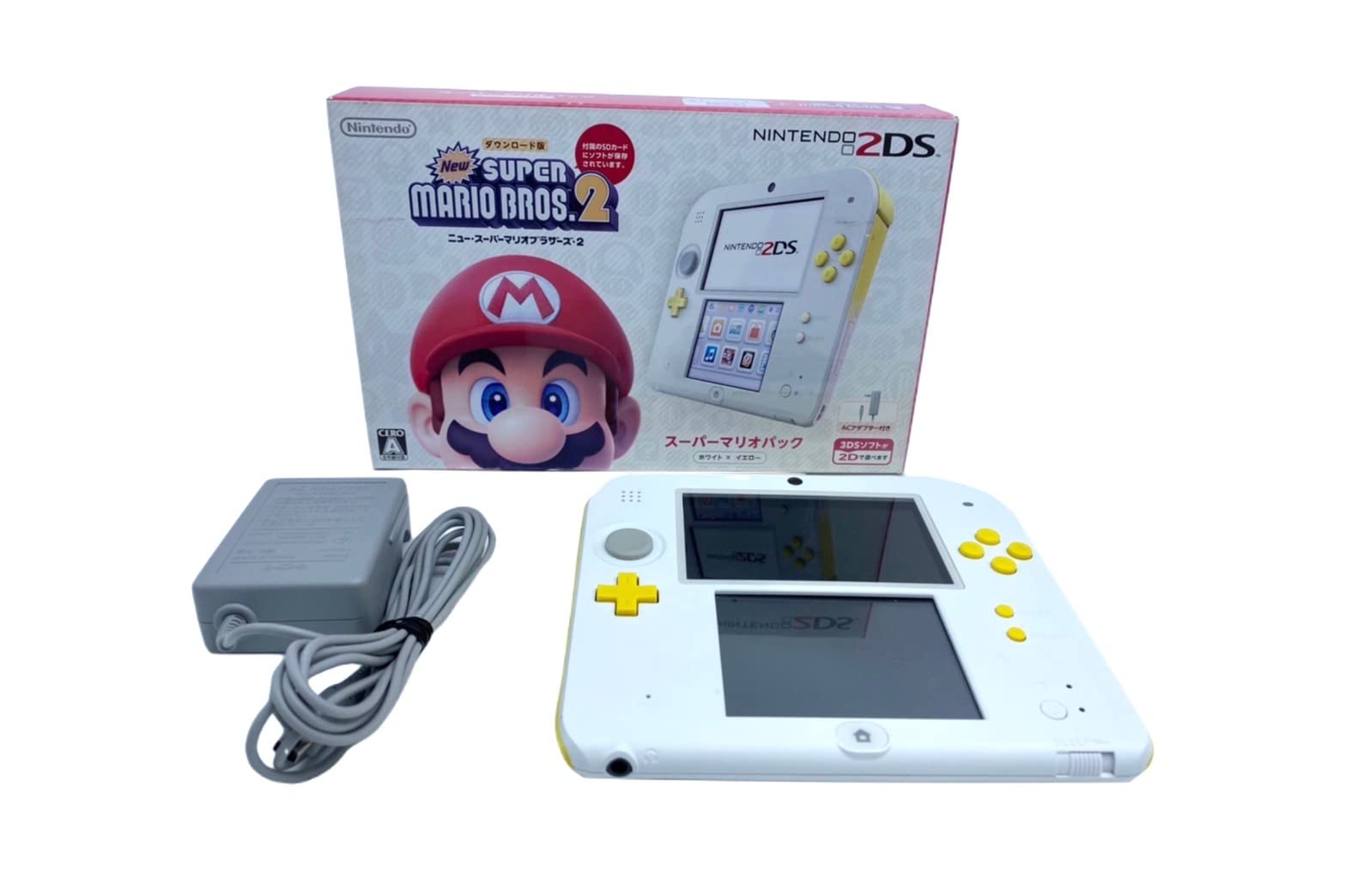 Amazon | ニンテンドー2DS スーパーマリオパック【ホワイト×イエロー