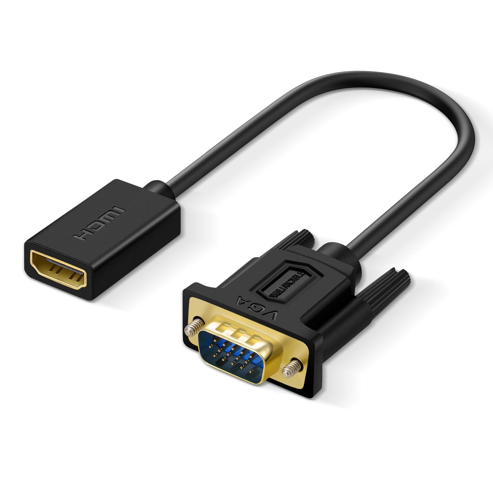 Amazon | SHULIANCABLE HDMI to VGA アダプタ, HDMI メス to VGA オス