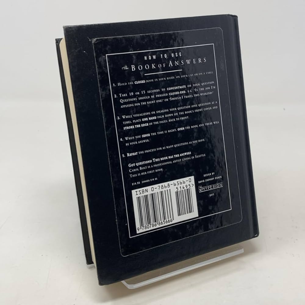 The Book of Answers: Bolt, Carol: 9780786865666: Amazon.com: Books