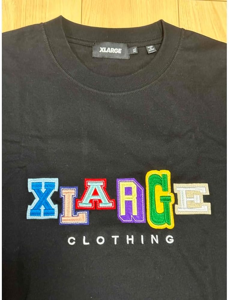 Amazon | XLARGE エクストララージ ロゴ ワッペン 刺繍 Tシャツ