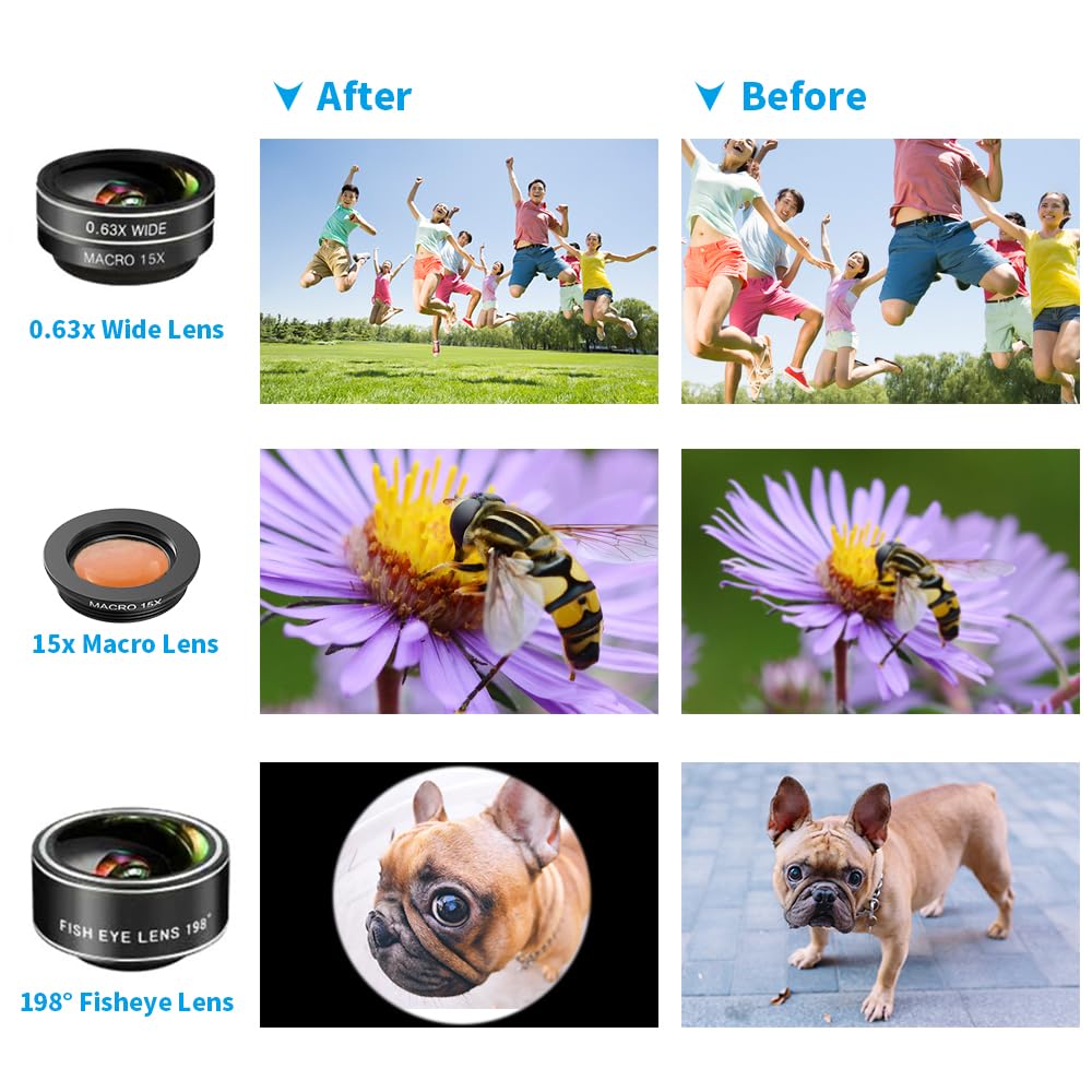 Amazon.co.jp: ActyGo 18倍望遠レンズ スマホレンズ 4点セット