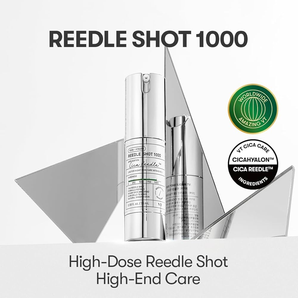 Amazon.com: VT COSMETICS CICA Reedle Shot 1000 Essence 0.5fl oz