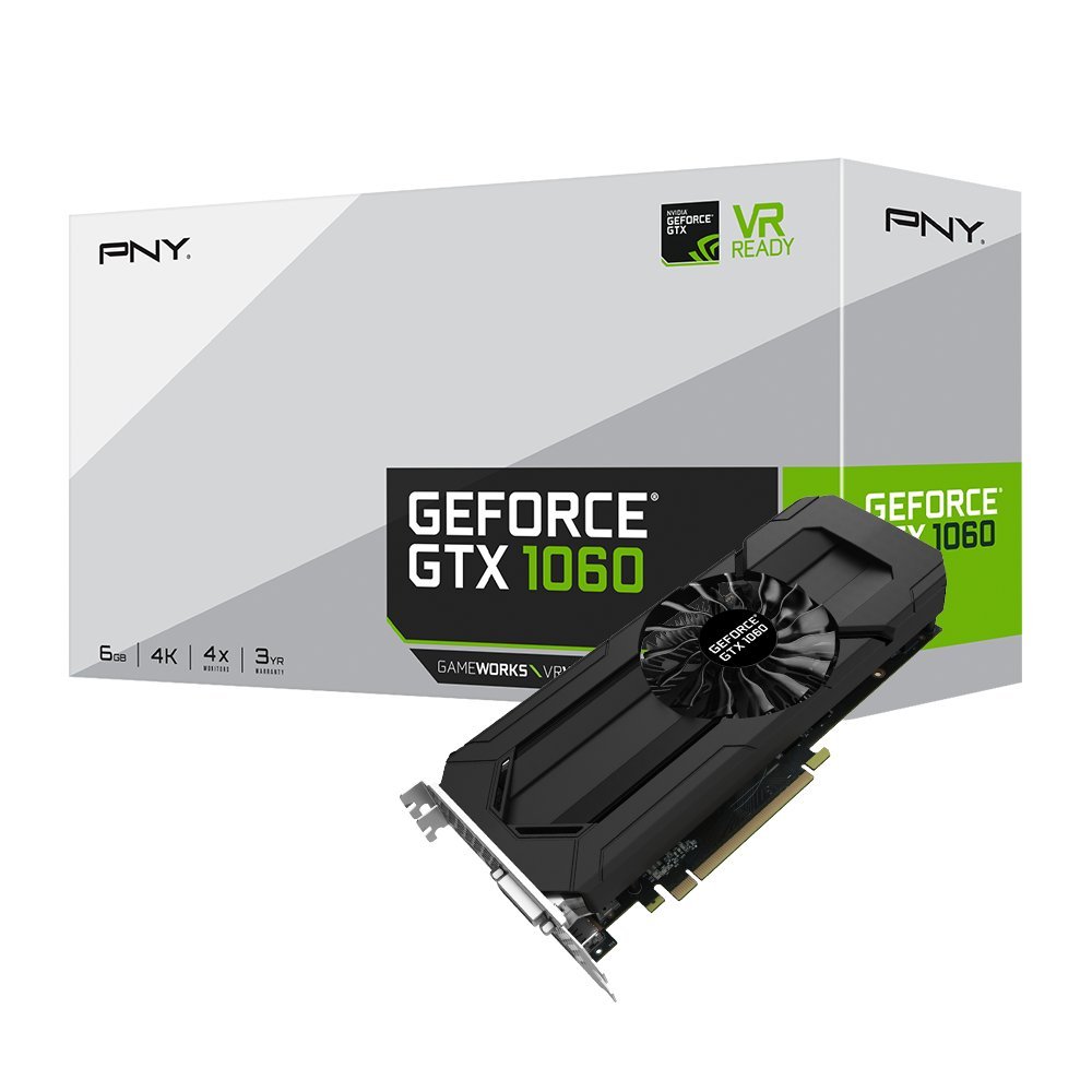 Amazon | PNY GeForce GTX 1060 6GB グラフィックカード VCGGTX10606PB