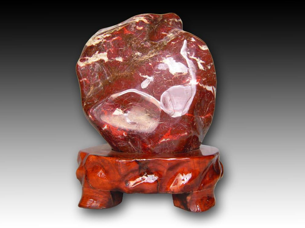 Amazon.co.jp: 紅加茂石 水石 kaw012 赤石 盆石 鑑賞石 : ホーム＆キッチン