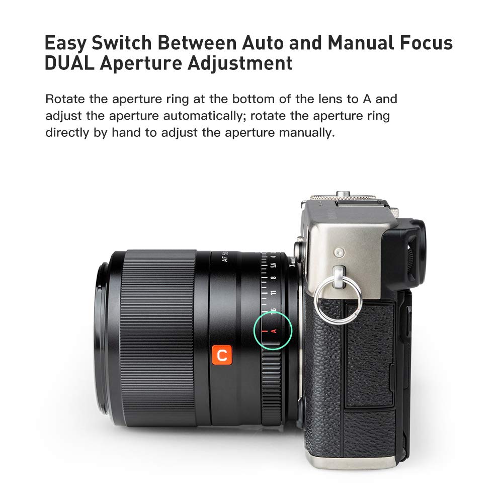 Amazon.com : VILTROX 56mm F1.4 STM APS-C Frame Auto Focus Standard