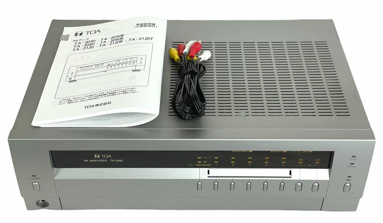 Amazon.co.jp: TOA 〔TA-2060〕 卓上型アンプ 60W 5局 : 楽器
