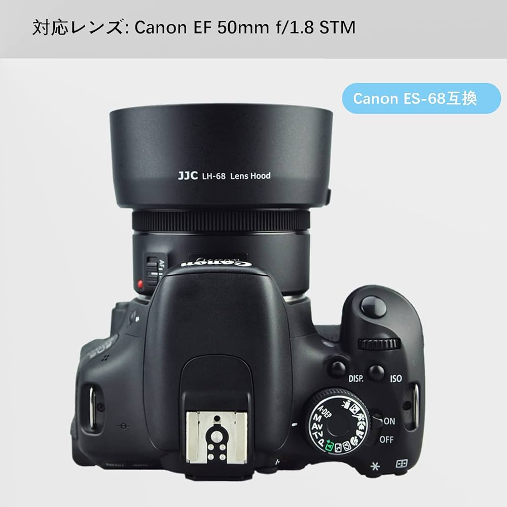 Amazon | JJC 可逆式 レンズフード Canon EF 50mm F1.8 STM レンズ用