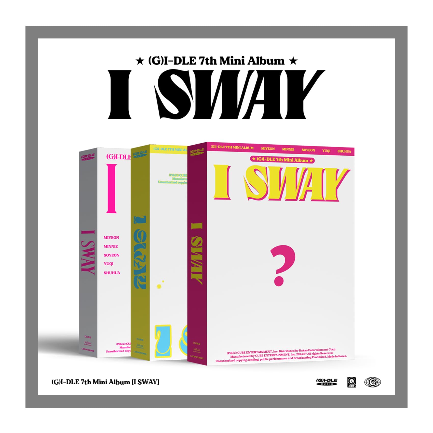 G)I-DLE l I SWAY everline ラキドロ 限定 5枚コンプ