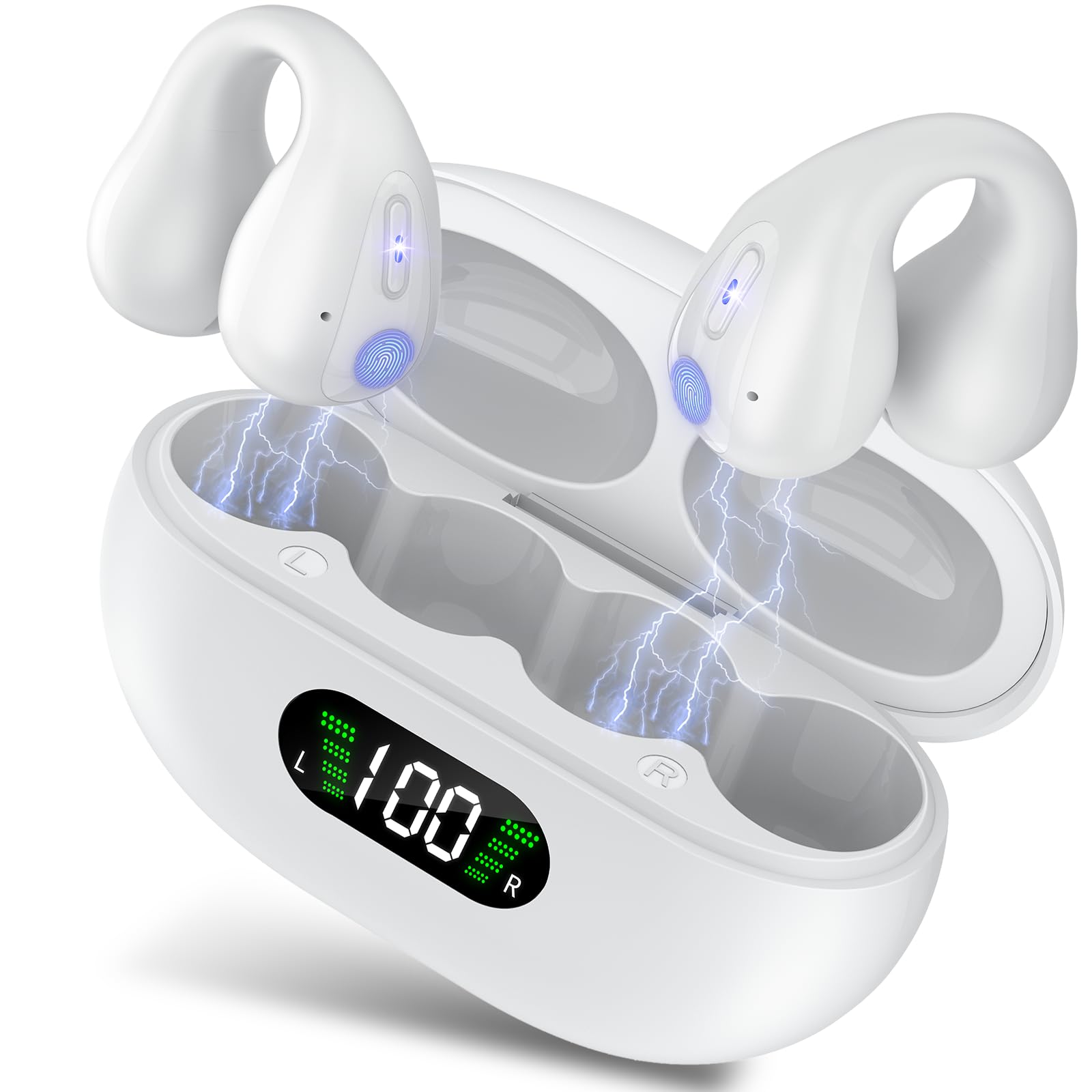 Amazon.co.jp: 【2025最新 イヤホン翻訳機】イヤーカフ イヤホン