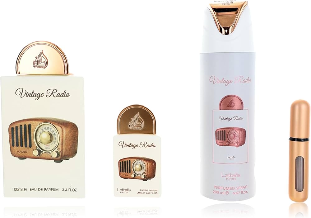 Amazon.com : Lattafa Pride Vintage Radio 3-Piece Gift Sets – Long