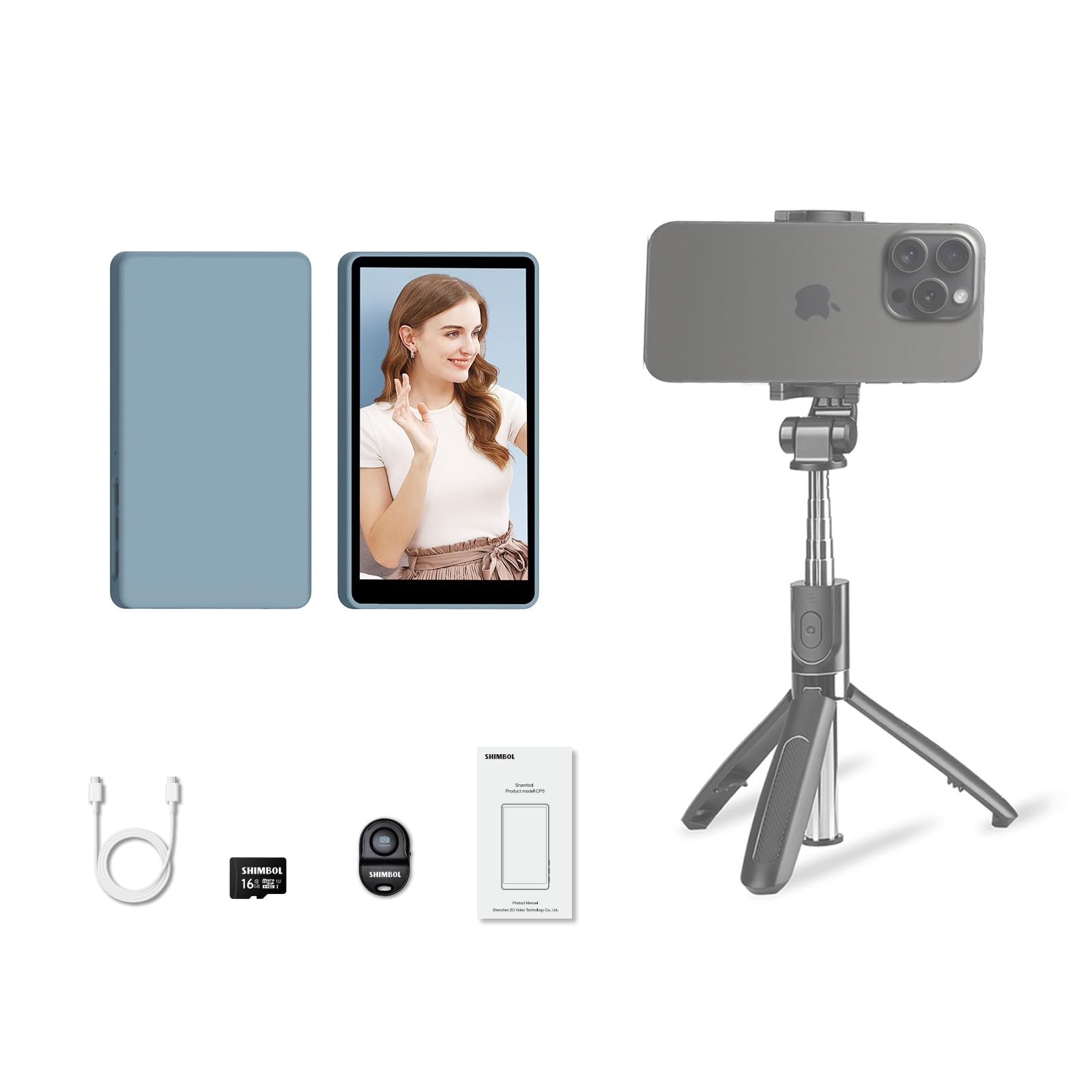 Amazon.co.jp: Shimbol CP5 電話 Vlog セルフィー モニター スクリーン