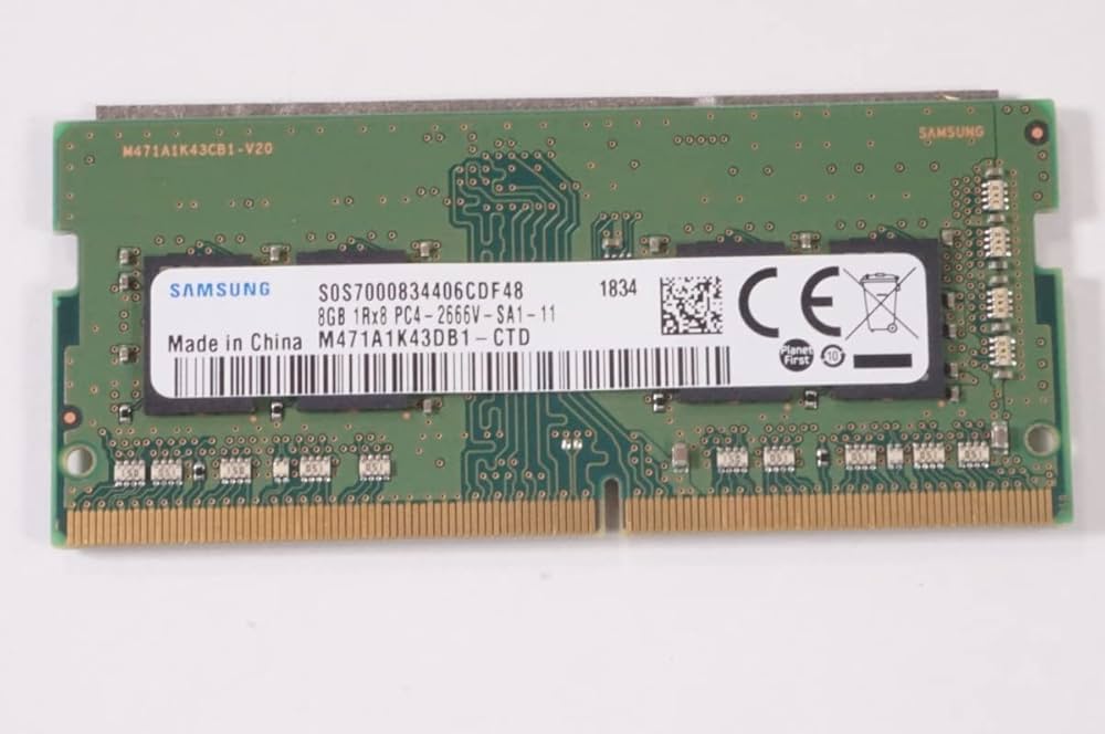 Amazon | FMS Samsung 8gb Pc4 2666 So-Dimm メモリ用 M471A1K43DB1