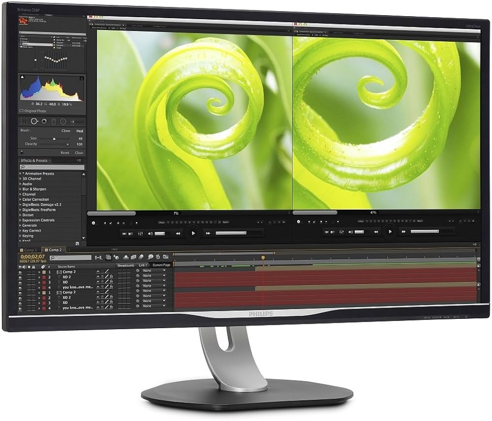 Amazon.co.jp: Philips モニター ディスプレイ 328P6VJEB/11 (31.5