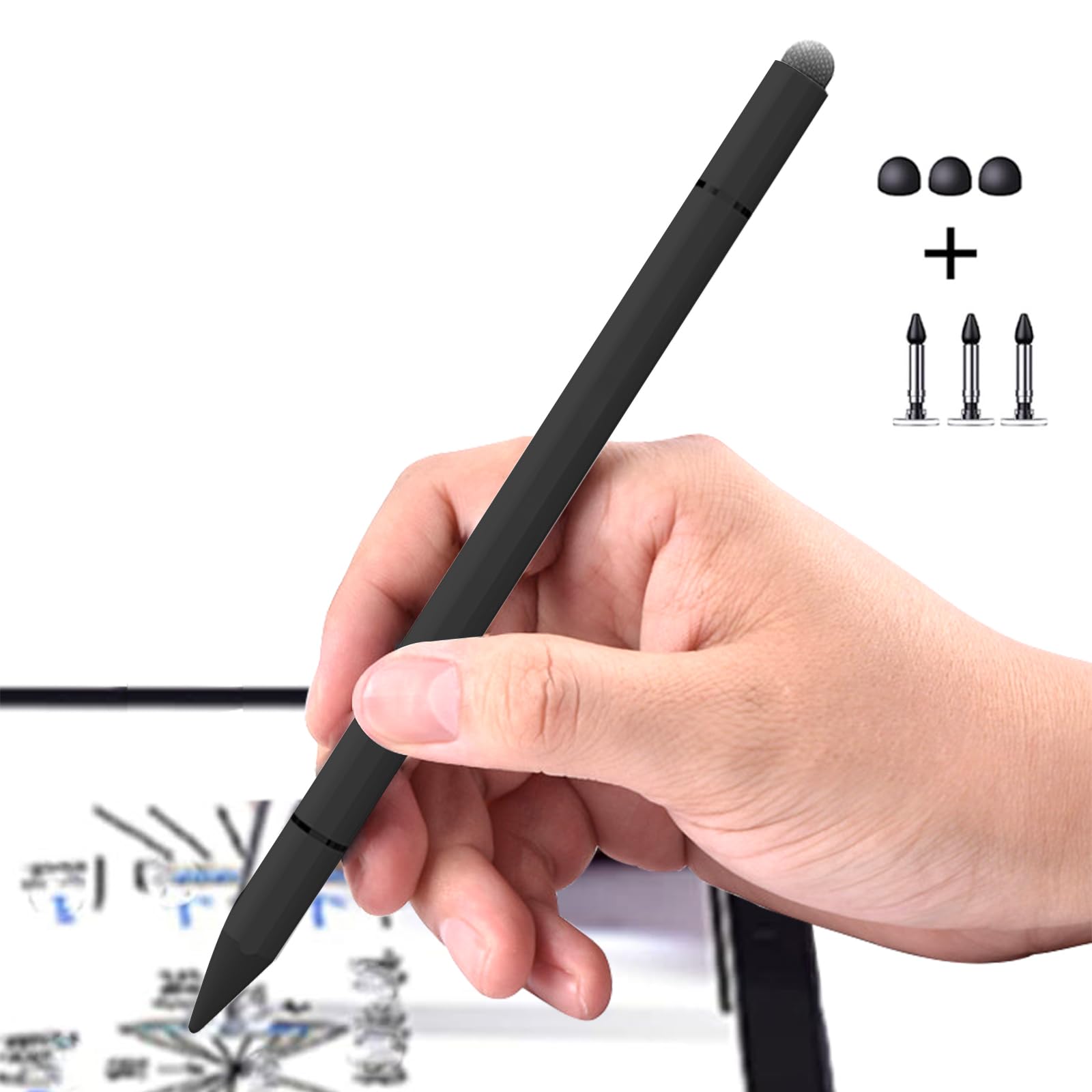 Amazon.co.jp: MEIKEMAN タッチペン 3in1 スタイラスペン 極細 充電