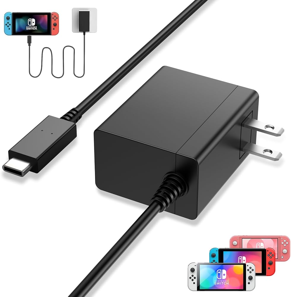 Amazon.com: Charger for Nintendo Switch, 45W AC Adapter, 20V/2.25A