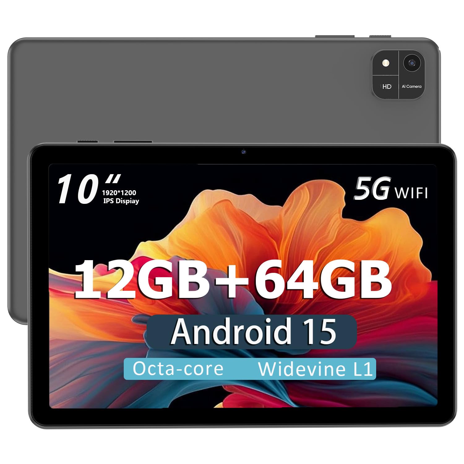 Amazon.com : Android 14 Tablet,10 inch Tablets, Octa Core CPU