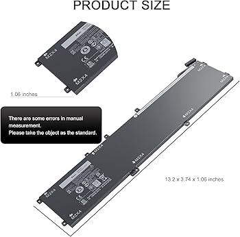 Amazon.com: Urabiu 84W 4GVGH 6GTPY Battery for Dell XPS 15 9560