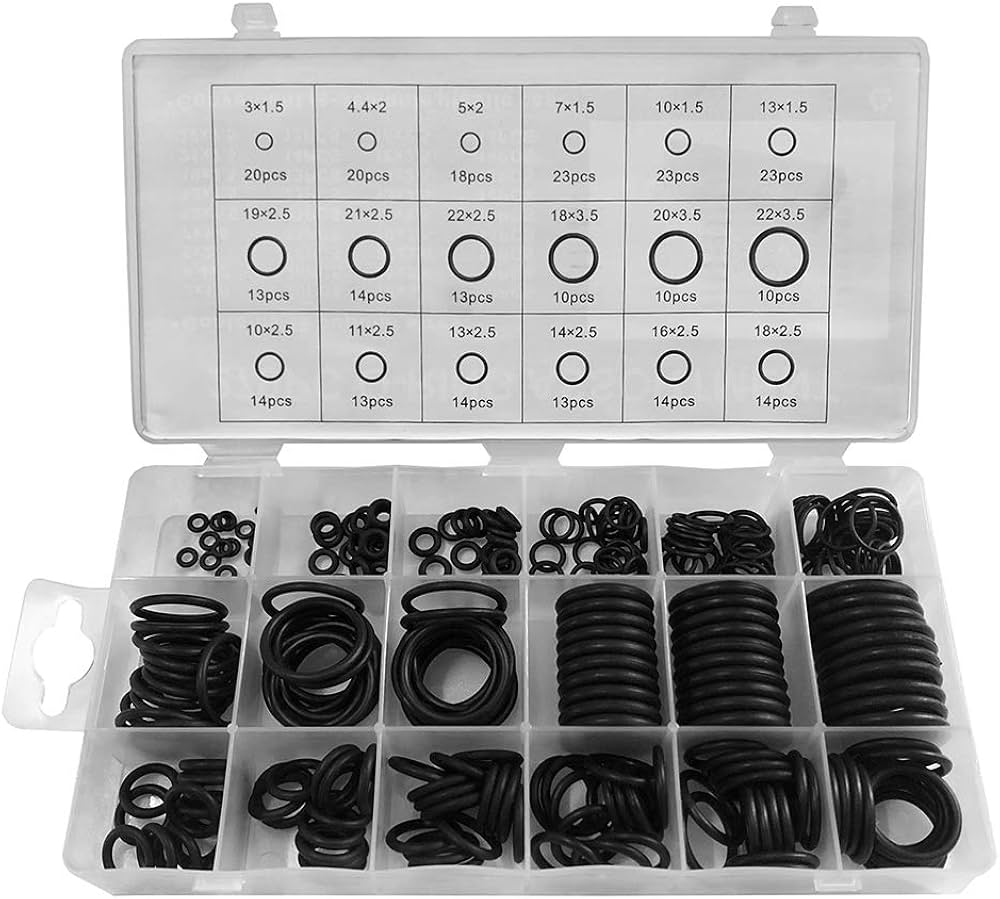 Amazon | Oリング 279pcs セット オーリングセット ゴム製 18種類 耐油