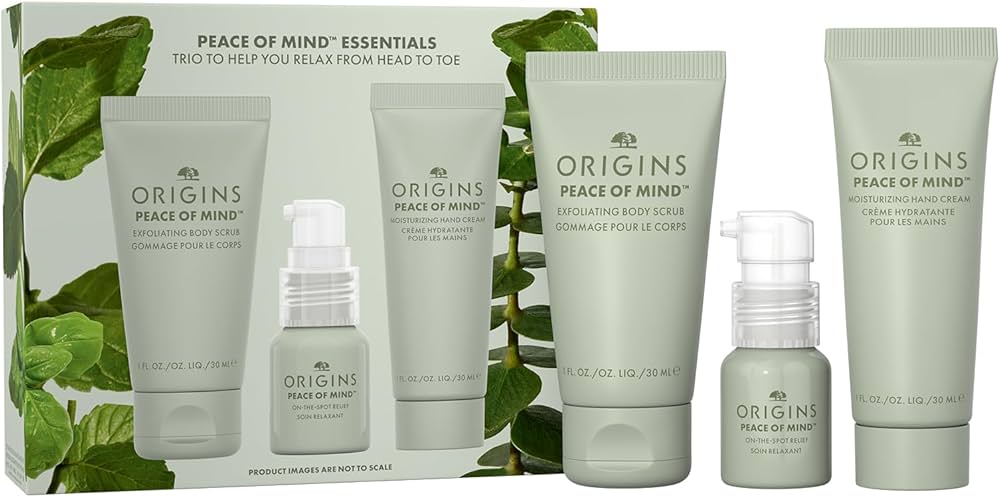 Amazon.com: Origins 3-Piece Peace of Mind Travel Hand & Body Skin