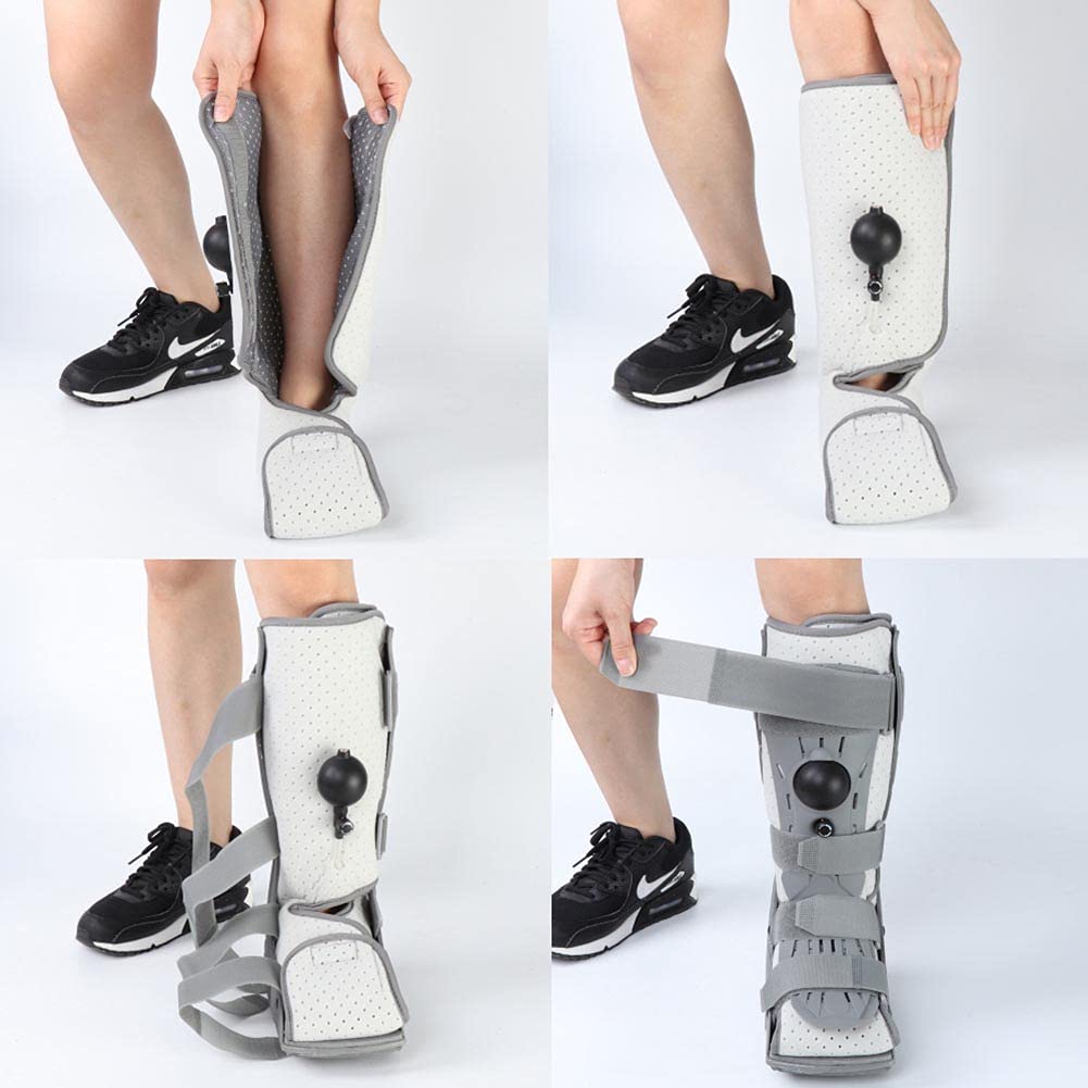 Amazon | ZXCP 足首サポーター 骨折用 簡易ギプスシューズ 術後固定