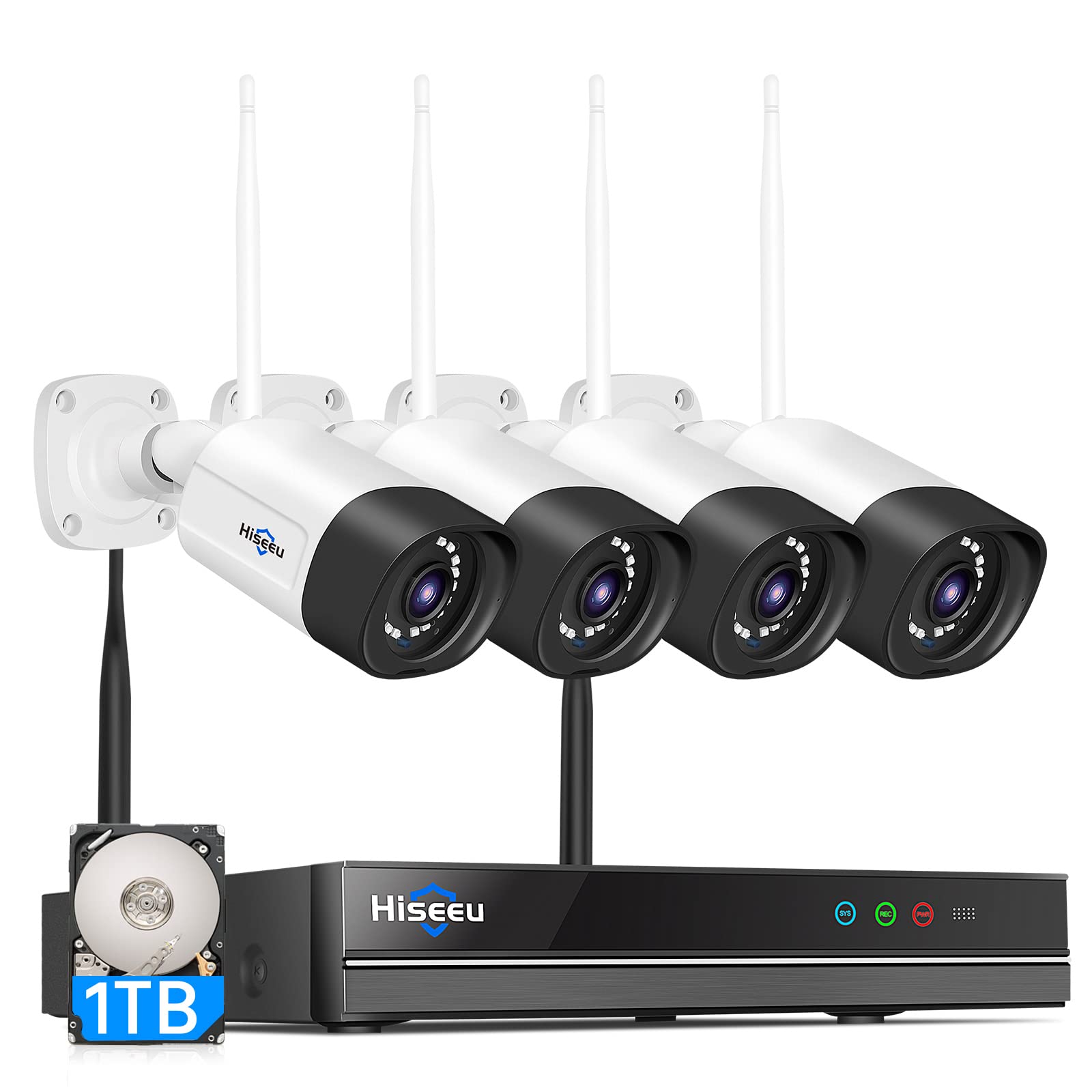 Amazon.co.jp: 【ワイヤレス プロ・100メートル伝送距離】防犯カメラ