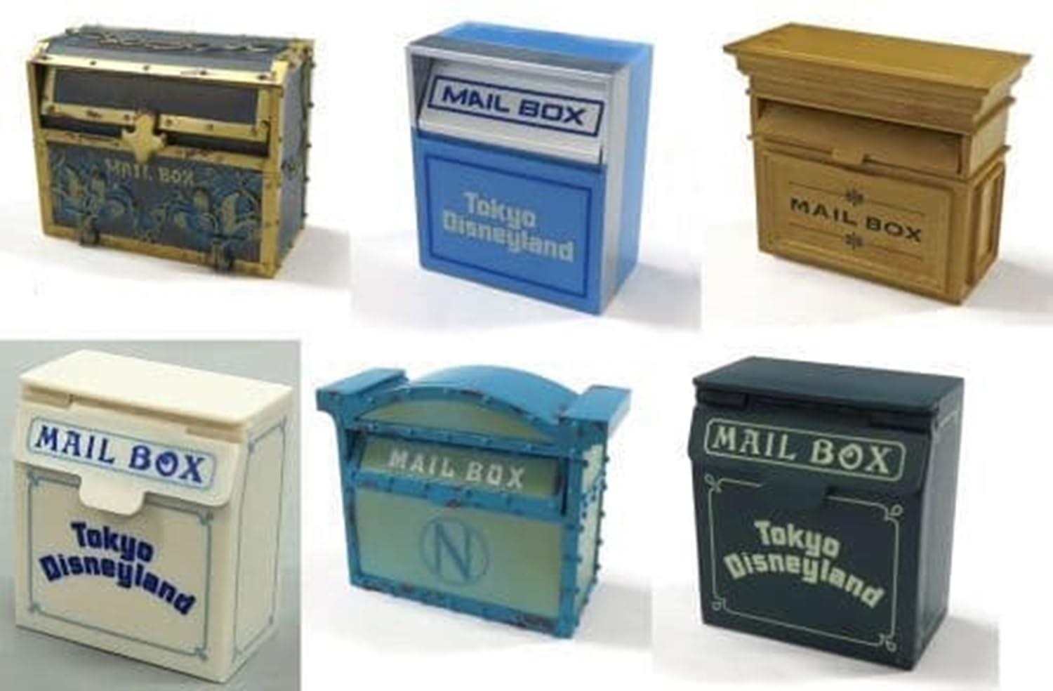 Amazon.co.jp: ディズニー メール ボックス ミニチュア フィギュア