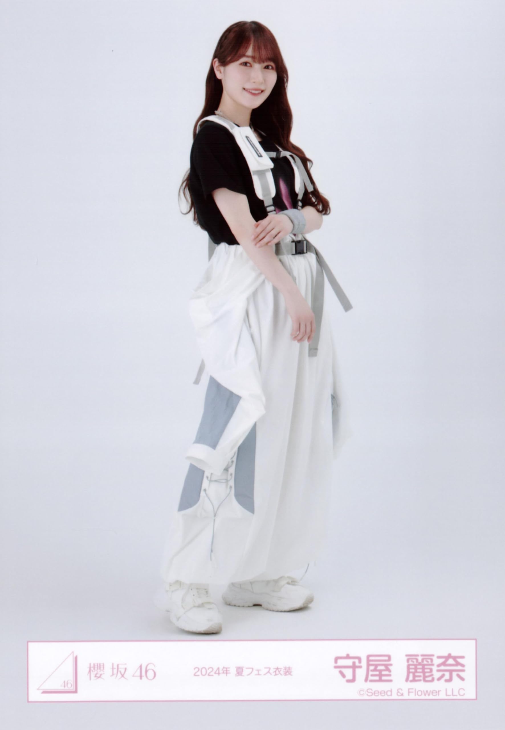 Amazon.co.jp: 櫻坂46 生写真 夏フェス衣装 2024年 4種コンプ 守屋麗奈