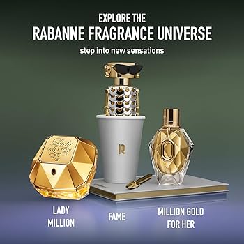 Amazon.com : Rabanne Million Gold For Her Eau de Parfum - Long
