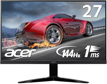 Amazon.co.jp: Acer ゲーミングモニター 27インチ KG271Abmidpx 応答