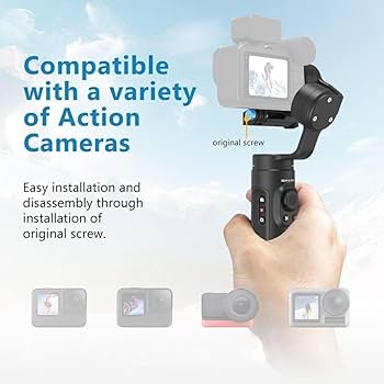 Amazon | INKEE Falcon Plus ジンバル アクションカメラ適用
