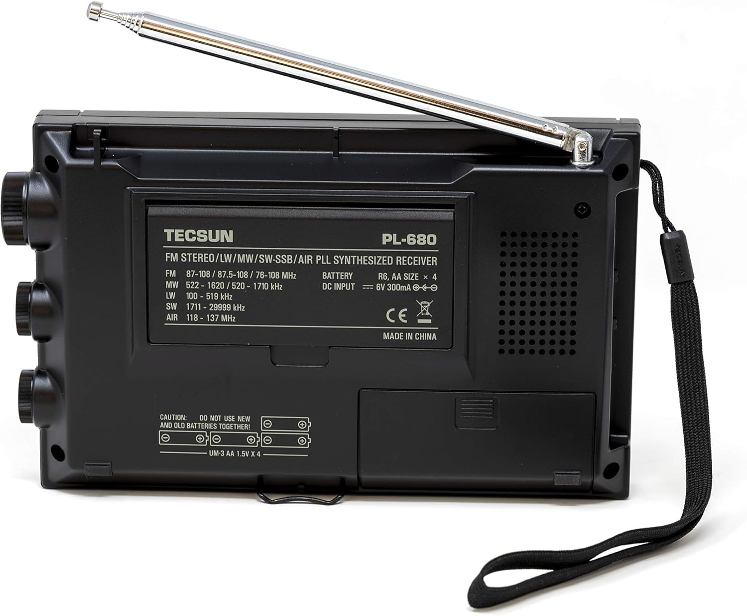Amazon.co.jp: TECSUN PL-680 (黒) FM/LW/MW/SW/AIR エアバンド BCL