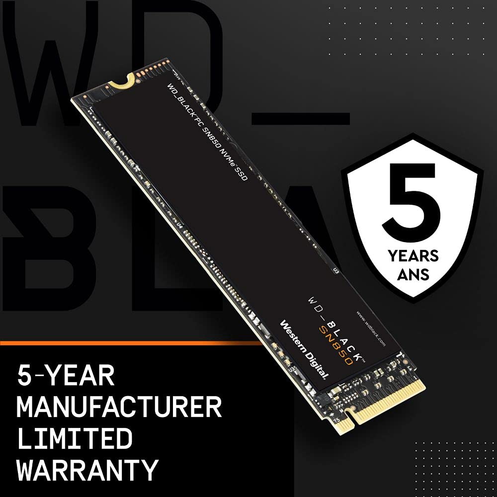 WD_BLACK 2TB SN850 NVMe Internal Gaming SSD Solid State Drive