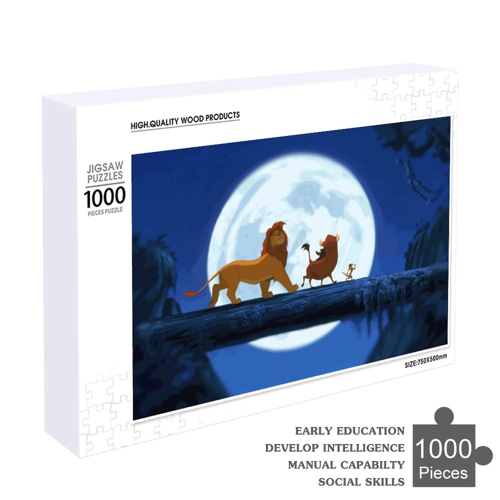 Amazon.co.jp: ジグソーパズル ライオン・キング パズル 木製パズル