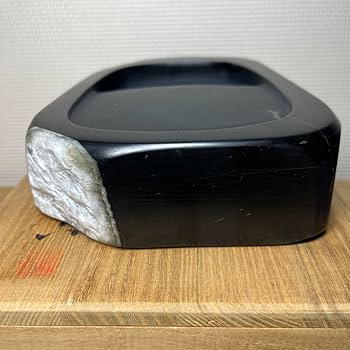 Amazon.co.jp: 高田硯 中島健夫 3代目 石真 厚み43mm 重さ2.3kg