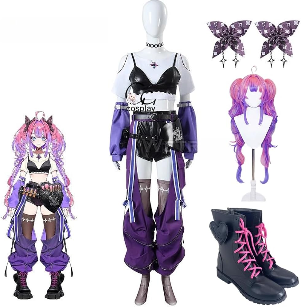 Amazon.co.jp: GGcosplay VTuber 綺々羅々ヴィヴィ コスプレ衣装