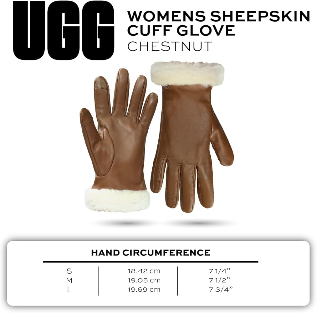 Amazon.com: UGG Women's Sheepskin Cuff Gloves with Touchscreen