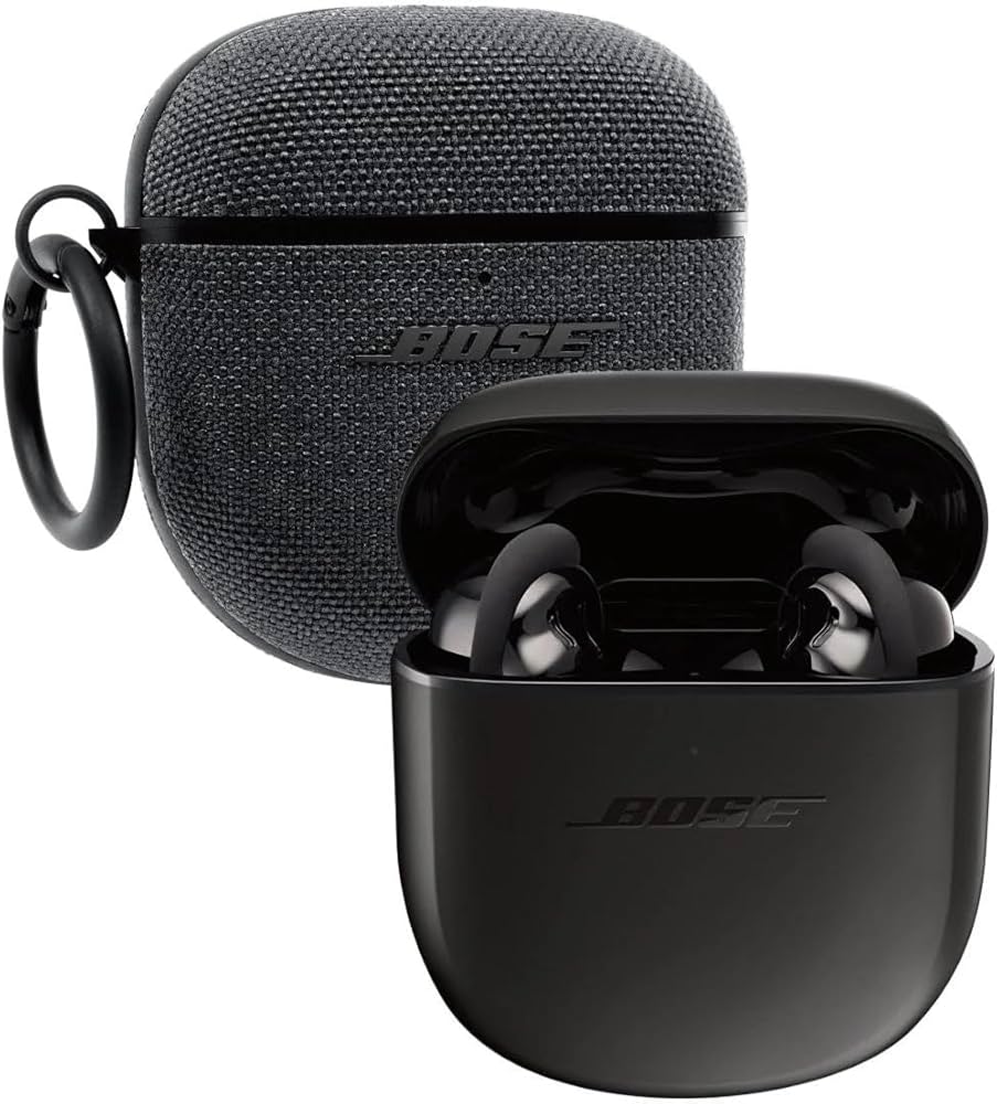 Bose QuietComfort Earbuds II Bundle with Fabric Storage Case Cover