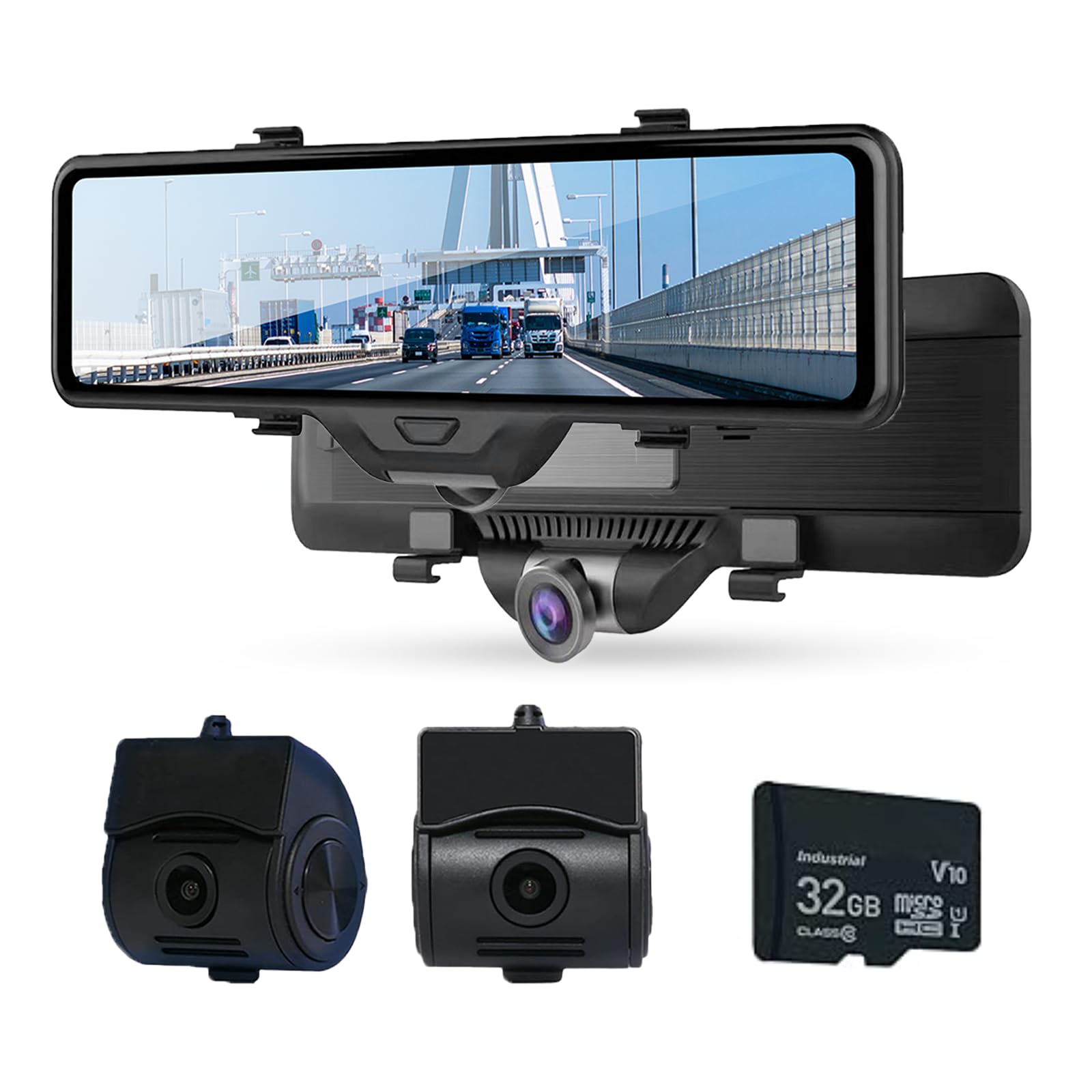 Amazon.co.jp: KEIYO【ミラー型ドライブレコーダー】 360°全方位 3