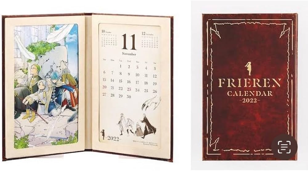 Amazon.co.jp: 魔導書風カレンダー 葬送のフリーレン 特装版 6巻 未読