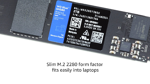 Amazon.com: Western Digital 2TB WD Blue SN580 NVMe Internal Solid