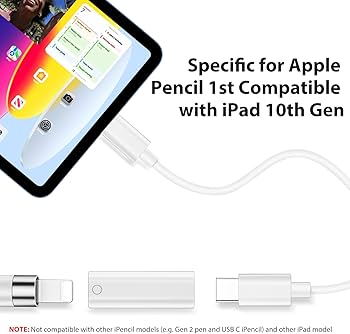 Amazon.com: Pencil Charger Adapter for Apple Pencil 1st Generation