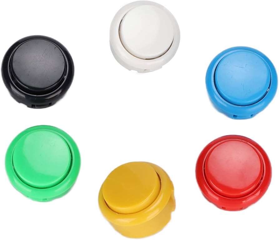 Amazon.co.jp: アーケードジョイスティックゲームコンソールボタン12個