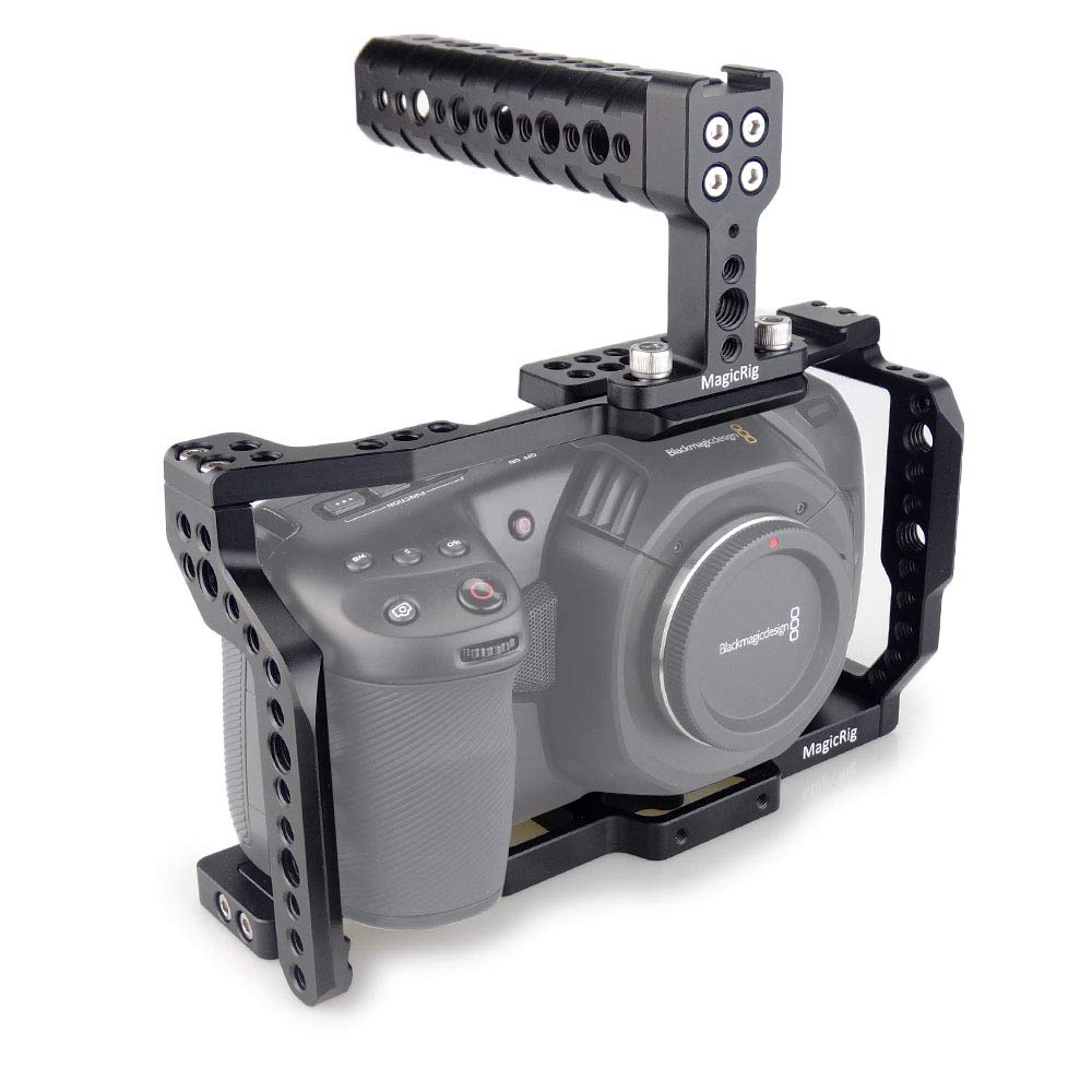 Amazon.co.jp: MAGICRIG BMPCC 4K /BMPCC 6Kケージ トップハンドル付き