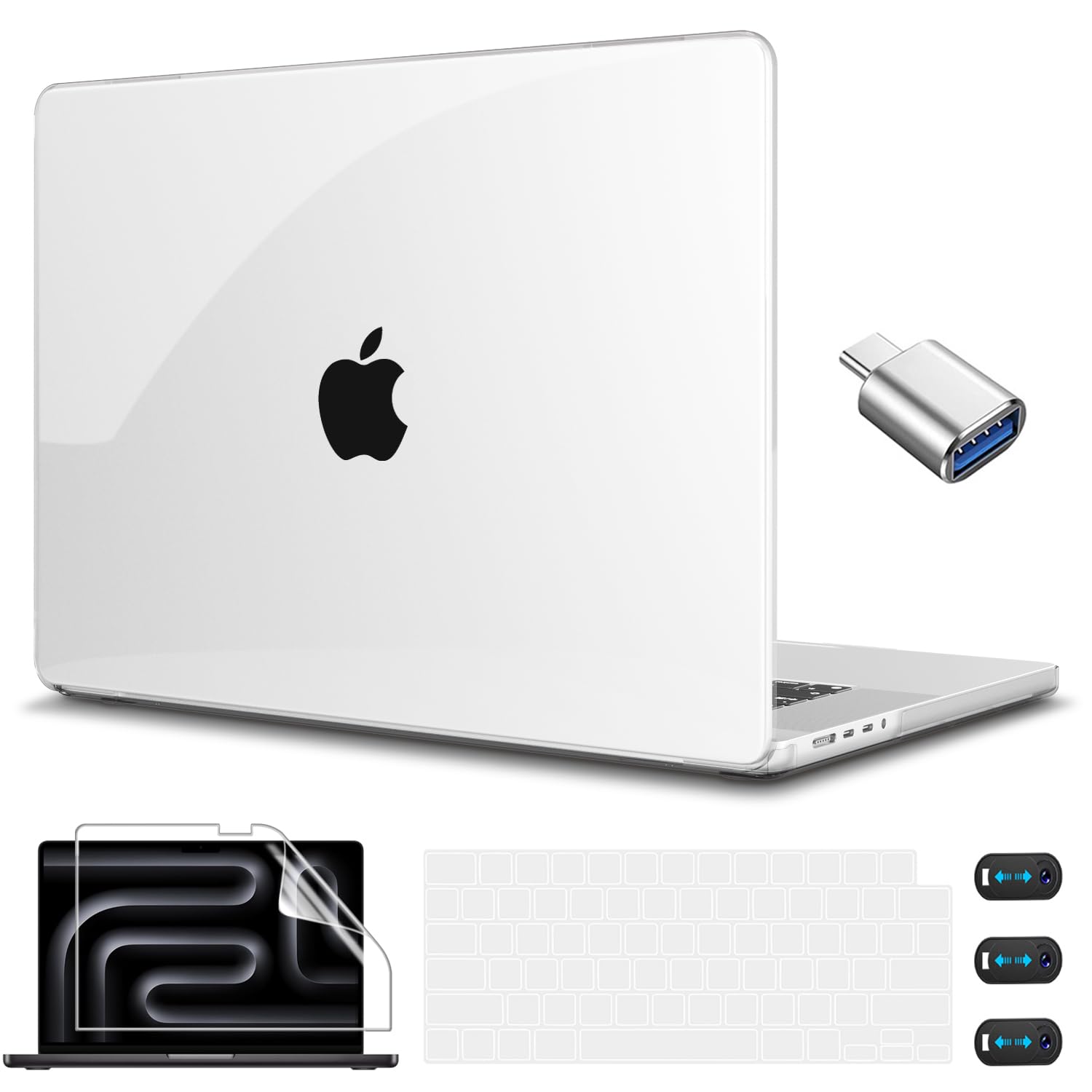 Amazon.com: CISSOOK Clear Case for MacBook Pro 14 Inch 2025-2021